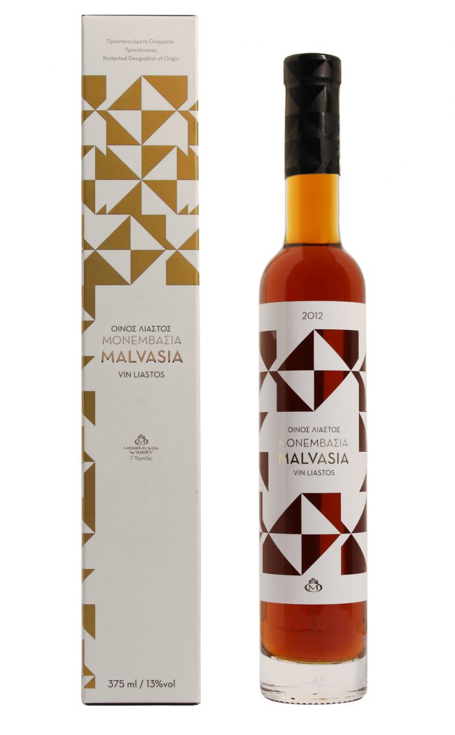 malvasia box and bottle